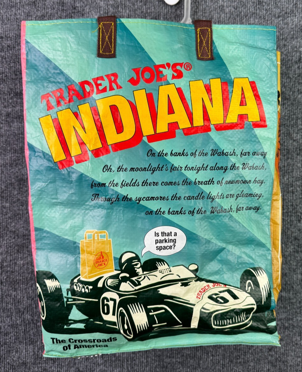 Trader Joe's INDIANA Regional Reusable Shopping Tote Bag - Collect 'em All!